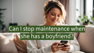 Can I stop maintenance when she has a boyfriend?